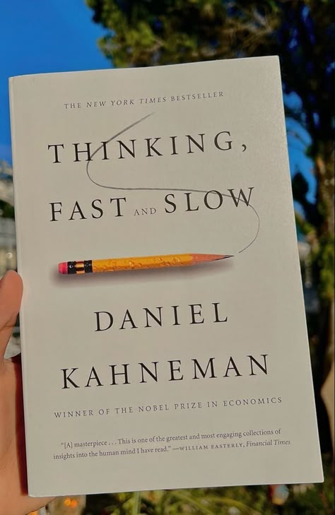 Explore the fascinating world of cognitive processes with insights into fast and slow thinking patterns. Gain valuable knowledge on decision-making and perception. #CognitiveScience #DecisionMaking #ThoughtProcesses Reading Business Books Aesthetic, Thinking Fast And Slow Book, Thinking Fast And Slow, Daniel Kahneman, Business Books Worth Reading, Thinking Patterns, Must Read Books, Empowering Books, Best Self Help Books