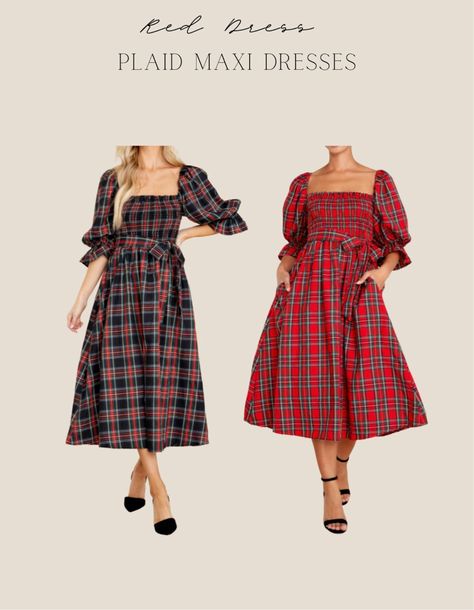 Everyday Cheer Red Plaid Maxi Dress curated on LTK Plaid Maxi Dress, Maxi Outfits, Christmas Plaid, Bar Gifts, Newlywed Gifts, Pink Lily, Plaid Christmas, Plaid Dress, Pj Sets