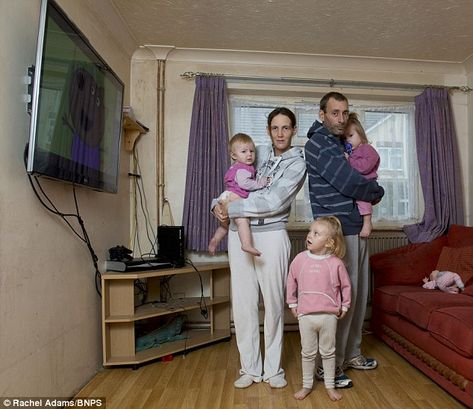 Couple on £32,000 a year in benefits demand bigger council house for their family and pet python before arrival of 10th child | Daily Mail Online British Council House, Council Estate Aesthetic, Pet Python, Family Core, Council Flat, Council Estate, Council House, Lee Miller, Poor Family