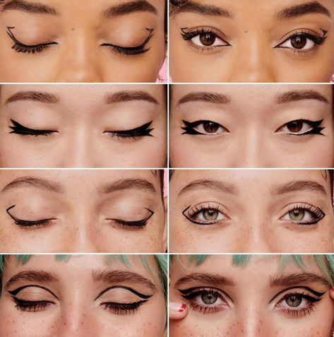 Types Of Eyeliner, No Mascara, Roller Lash Mascara, Waterproof Liquid Eyeliner, Makeup Mistakes, Graphic Liner, Best Mascara, Black Liner, First Aid Beauty