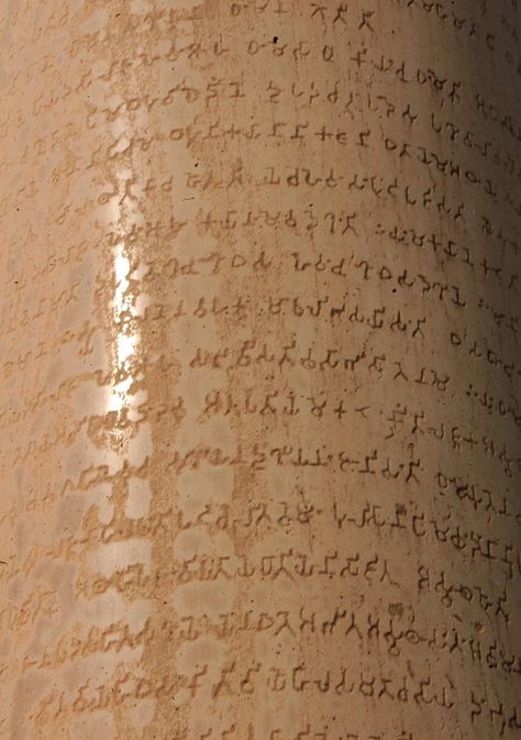 Edict of Ashoka Brahmi Script, Chandragupta Maurya, Writing Scripts, Indian Literature, Religious Tolerance, Ancient Scripts, Ancient Writing, Wall Writing, History Of India