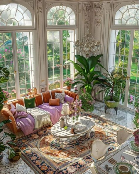 Maximalist Beach House, Princess Living Room, Dream House Aesthetic, Art Studio Room, Hotel Concept, House Floor Design, Pinterest Room Decor, Home Goals, Interiors Dream