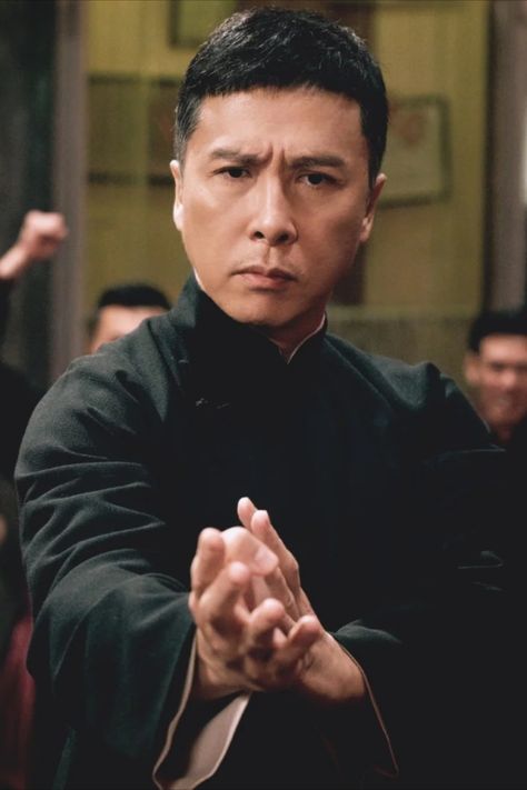 Donnie Yen as legendary wing chun kung fu master Ip Man Donnie Yen Ip Man, Ip Man Movie, Kung Fu Master, Wing Chun Kung Fu, Kane Williamson, Legendary Pictures, Donnie Yen, Ip Man, Martial Arts Movies