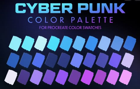 Cyberpunk Color Palette Purple, Scifi Colour Palette, Cyberpunk Pallete Color, Vapor Wave Color Palette, Punk Colour Palette, Sci Fi Color Palette, Cyberpunk Color Palette, Space Color Palette, Neon Colour Palette