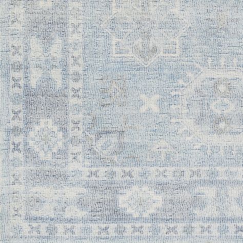 Denim Rug, Hand Tufted Rug, Coastal Rugs, Light Blue Rug, Updated Traditional, Medallion Rug, Renovation Ideas, Daytona Beach, Blue Area