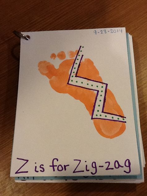 Z is for Zig-zag Z Handprint Craft, Handprint Alphabet, Letter Z Crafts, Ladybug Room, Nanny Life, Handprint Keepsake, Infant Room, Footprint Craft, Abc Art