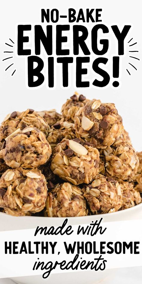 These no bake energy bites are a quick and easy homemade snack. This recipe is packed with protein and makes for the ultimate healthy grab and go item.