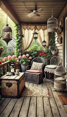 🌿 20+ Back Porch Decorating Ideas That Will Transform Your Outdoor Space! 🌞 (Must-See!) Screened In Back Porch Ideas Decor, Cozy Screened Porch, Vintage Porch Ideas, Cottage Screened In Porch, Boho Back Porch, Screen Porch Decorating, Southern Porch Decor, Back Porch Decorating Ideas, Southern Front Porch Ideas