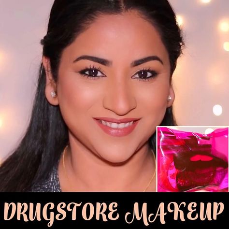 Pinkish Makeup, Smitha Deepak, Hooded Eye Makeup Tutorial, Foundation Contouring, Drugstore Products, Makeup Tutorial Foundation, Hooded Eye Makeup, Hooded Eyes, Drugstore Makeup