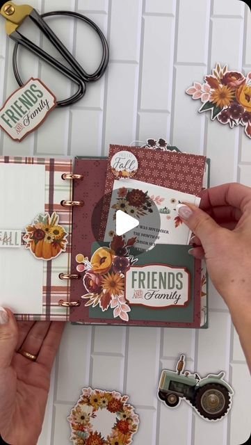 Echo Park Paper Co. on Instagram: "How fun is the autumn mini album?!🍂 Made with one of our newest fall collections- “Harvest”🍁🌾" Echo Park Paper, Fall Mini, Echo Park, All Friends, Fall Collections, Mini Album, Mini Albums, Scrapbooking, On Instagram