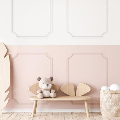 Build and Batten on Instagram: "Your little ones deserve a space as special and one-of-a-kind as they are! This gorgeous custom nursery features panel rails and scallop decorative corners for an extra dose of charm that is too sweet not to share. . . . . . #buildandbatten #timetoreveal #accentwall #featurewall #beforeandafter #statementwall #diy #diyhomedecor #diyprojects #boardandbatten #walldecor #lowes #homedecor #diningroom #customhome #wallpanels #wallpanel #woodwork #diypanelling #galler Crib Wall, Custom Nursery, Wall Trim, Statement Wall, Board And Batten, Wall Panel, Future Life, Nursery Walls, Diy Wall