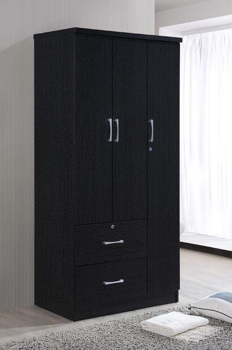 Simple Wardrobe Design, Bedroom Cupboard Designs Modern, Armoire Furniture, Wardrobe Storage Cabinet, Wooden Wardrobe Design, Closet Organizer With Drawers, Door Bedroom, Modern Cupboard, Simple Closet