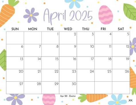 Choose from 107 different April 2025 monthly calendars perfect for planning for Easter, spring, and so much more! 100% FREE! Print from home! 2025 Printable Calendar, April 2025 Calendar, May 2025 Calendar, Free Printable 2025 Calendar, Free Calendar Download, Easter Calendar, Colorful Calendar, Calender Printables, Memorial Day Coloring Pages