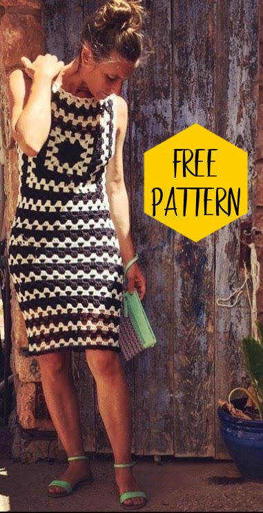 Dress Knitting, Crochet Dress Pattern Free, Crochet Summer Dresses, Dress Patterns Free, Crochet Clothes For Women, Crochet Summer, Crochet Clothes Patterns, Crochet Dress Pattern, Crochet Skirt