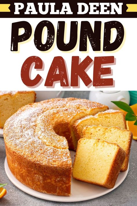 This Paula Deen pound cake recipe is moist, rich, and buttery! Learn how to make it, plus, get tips for the best pound cake you'll ever have. Recipes For Pound Cakes, Paula Dean Pound Cake Recipe, Best Moist Pound Cake Recipe Ever, Vanilla Butter Pound Cake, Buttery Pound Cake Recipes, Best Pound Cake Recipes Moist, Paula Deen Pound Cake Recipe, Miss Dots Pound Cake Recipe, Best Ever Pound Cake Recipe