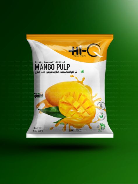 MANGO PULP SHAKE KIT POUCH DESIGN #labelDesign #containerLabelDesign #mangoPulpPouchDesign #mangoPulpShakeKitPouchDesign #Foodpackaging #packaging #branddesign #packagingdesign #brandidentity #packagingdesignkerala #packagingdesignAlappuzha #productcoverDesigningEranakulam #flexiblePackagingGraphicsDesign #aiGraphicDesign #aiDesignTrend #sevenHues #sevenhues #thesevenhues.com Mango Pulp Packaging Design, Pulp Packaging Design, Mango Snacks, Pulp Packaging, Packet Design, Mango Pulp, Pouch Design, Packaging Designs, Frozen Vegetables