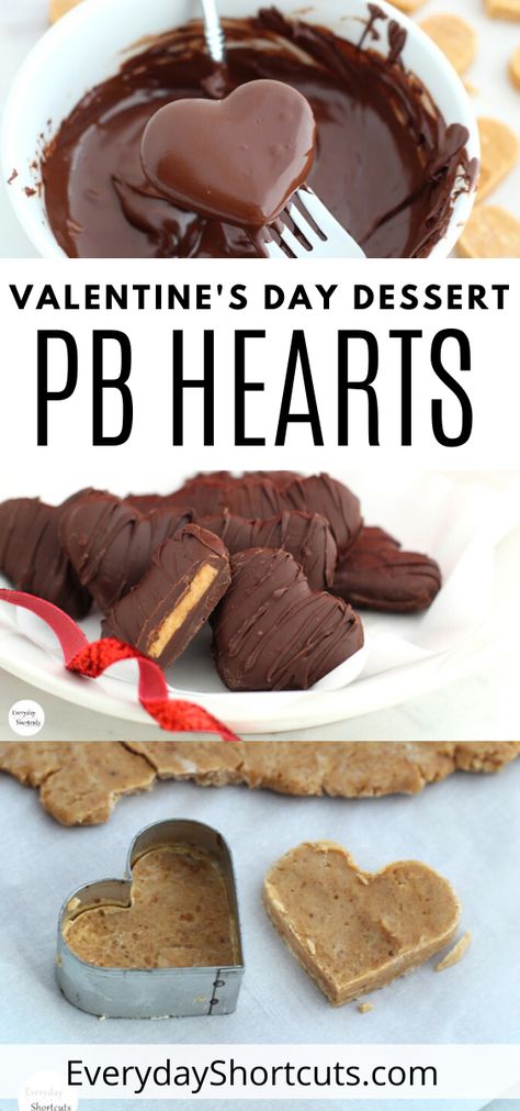 Peanut Butter Hearts, Vday Treats, Valentines Desserts, Heart Desserts, Valentines Party Food, Desserts Homemade, Valentines Recipes Desserts, Valentines Snacks, Diy Valentines Day