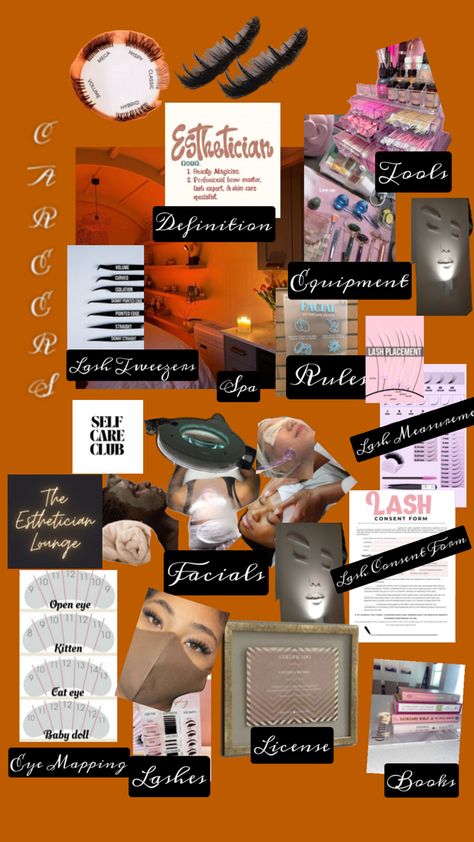 Esthetician Vision Board, Medical Esthetician, Esthetician, Vision Board