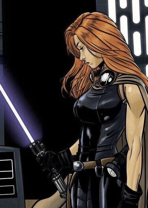 Darth Revan, Jedi Art, Mara Jade, Sea Of Stars, Sf Art, Female Armor, Star Wars Empire, Star Wars Women, Jedi Knight