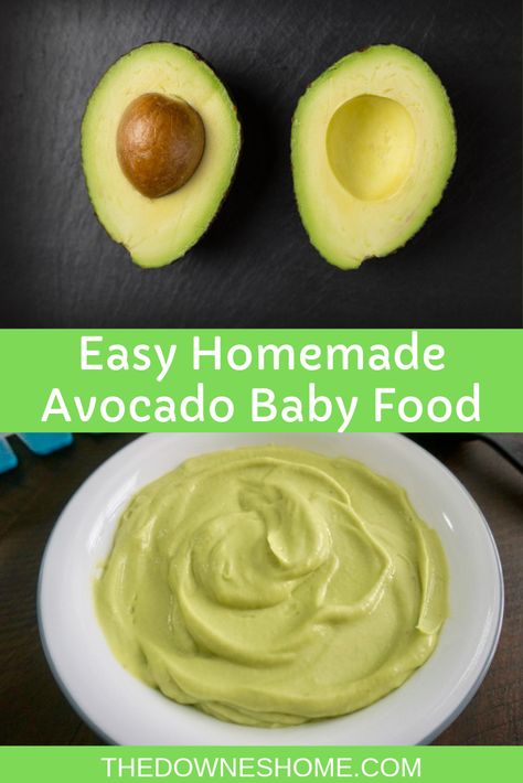 Avocado Baby Puree, Avocado Baby Food, Avocado Puree, Baby Food Recipes Stage 1, Baby Spinach Recipes, Sweet Potato Baby Food, Easy Homemade Baby Food, Baby Food Combinations, Food Avocado