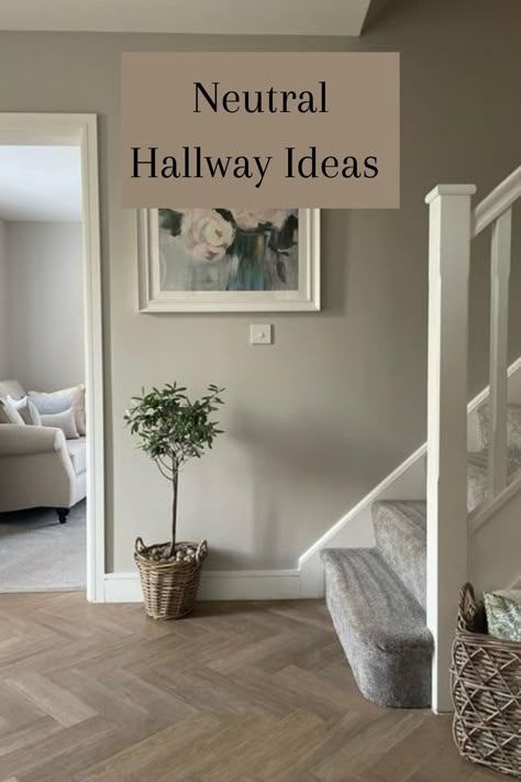 "Elevate your hallway with these 5 stunning neutral design ideas that are sure to inspire you! ✨ Create a warm and inviting entryway that sets the tone for the rest of your home. 🏡🚪

🔗 Explore our link for a handpicked selection of neutral hallway decor and accessories to bring these ideas to life. From elegant wall art to minimalist furniture, you'll find everything you need to transform your hallway into a stylish and welcoming space.
Get inspired and make your hallway a true masterpiece! Small Neutral Hallway, Modern Country Hallway Ideas, Light And Airy Hallway, White And Cream Hallway, Hallway Ideas Neutral, Two Tone Hallway Ideas, Colour Schemes For Hallways, Taupe Hallway Ideas, New Build Hallway