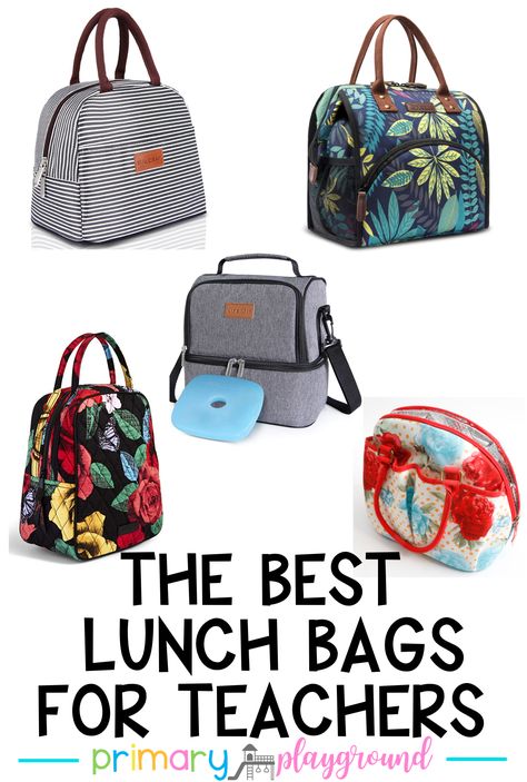 The Best Lunch Bags For Teachers  #lunchbox #lunchbag #teacherlunch #backtoschool #backtoschoolshopping #teachers Teacher Lunch Bag, Primary Playground, Abc Countdown, Teacher Lunches, Lunch Boxes For Women, Mens Lunch Bag, Lunch Pail, Uno Cards, Women Lunch Bag