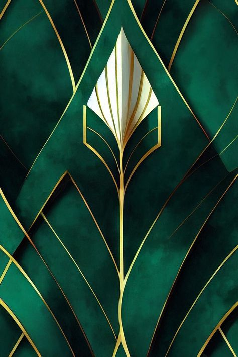 A removable wallpaper is the way when it comes to home decor and home improvement. Green Art Deco Wallpaper, Emerald Green Art, Art Deco Room, Wallpaper Temporary, Art Deco Living Room, Green Art Deco, Wallpaper Wall Decor, Deco Wallpaper, Wallpaper Walls Decor