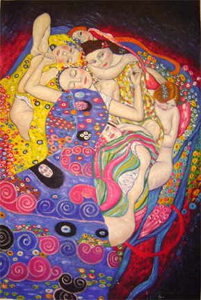 Gustav Klimt- sensuous, intricate, rich and lushious Art Klimt, Gustav Klimt Art, Klimt Paintings, Klimt Art, Vienna Secession, Hur Man Målar, Gustav Klimt, Stretched Canvas Prints, Framed Canvas Prints