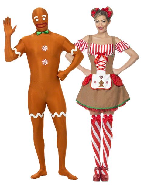 Disfraz de pareja de Galleta de Jengibre: Disfraz galleta de jengibre Navidad mujerEste disfraz de galleta de jengibre de Navidad está compuesto por un vestido (medias y zapatos no incluidos). El vestido es rojo y marrón, con... Christmas Competitions, Halloween Fiesta, Diy Ugly Christmas Sweater, Christmas Fancy Dress, Santa Helper, Candy Girl, Holiday Entertaining, Purim, Happy Christmas