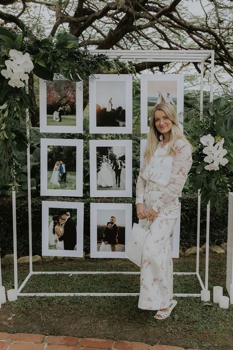 Wedding Vendors Booth, Wedding Photography Display, Wedding Photo Walls, Photography Booth, Paisley Wedding, Wedding Background Decoration, Wedding Entrance Decor, Foto Wedding, Bridal Expo