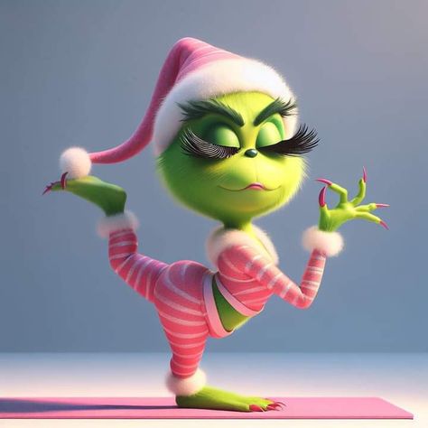 Girl Grinch, Immagini Grinch, The Grinch Pictures, O Grinch, Santa Jokes, Winnie The Pooh Decor, Grinch Characters, Grinch Images, Grinch Christmas Party