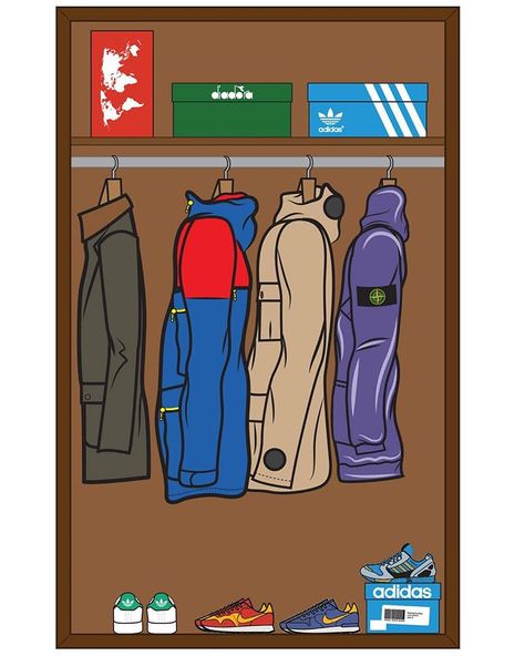 The ‘80s Wardrobe’. www.80scasuals.co.uk #awaydays #casuals #casual #casualwayoflife #casualstyle #casualscene #80s #80scasual #80scasuals… 80s Wardrobe, Football Casual Clothing, Casual Football, Barbour Bedale, Ultra Casual, Skinhead Fashion, Style Council, Adidas Art, Automotive Logo Design