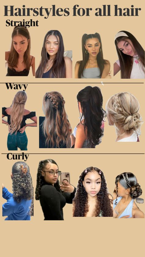 Hairstyles Wet Hair, Hairstyles With Curled Hair, Hairstyle Examples, Easy Hairstyles For Thick Hair, Hair Inspiration Long, Brown Hair Inspo, Curly Hair Problems, Trendy Outfit Ideas, Beach Hairstyles For Long Hair