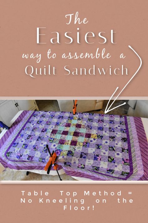 Different Ways To Finish A Quilt, How To Finish A Quilt With Batting, Sewing Blankets, Basting A Quilt, Quilting Frames, Quilt Binding, Quilt Batting, King Size Quilt, How To Finish A Quilt