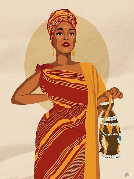 Somali Woman by PbJournal | Redbubble Black Art Painting, Afrocentric Art, Vertical Poster, Black Cartoon, Dope Art, Afro Art, African American Art, African Beauty, Black Women Art