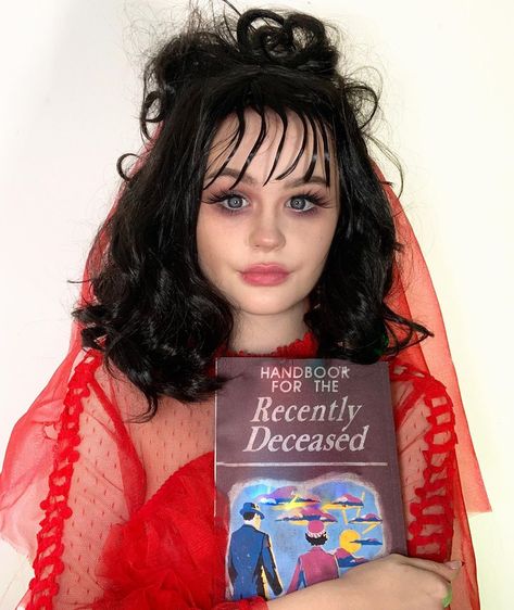 ellie addis on Instagram: “lydia deetz 🖤 ive wanted to do a lydia look forever im so happy i finally did it ive always wanted to see myself with this hairstyle LOL &…” Ellie Addis, Lydia Deetz, Im So Happy, So Happy, I Am Happy, T Shirts For Women, Hair Styles, Women's Top, On Instagram