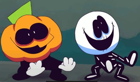 Spooky Month Dance, Skid And Pump, Funny Joker, Dancing Gif, Fnaf Funny, Month Gifts, Im Going Crazy, Tv Girls, Cute Creatures