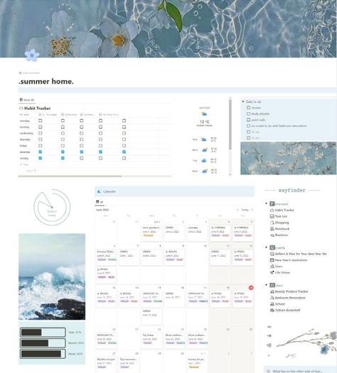 Summer Notion, Notion Template Ideas, School Planner Template, Note Taking Tips, Notion Dashboard, Small Business Planner, Presentation Design Template, School Planner, Notion Template