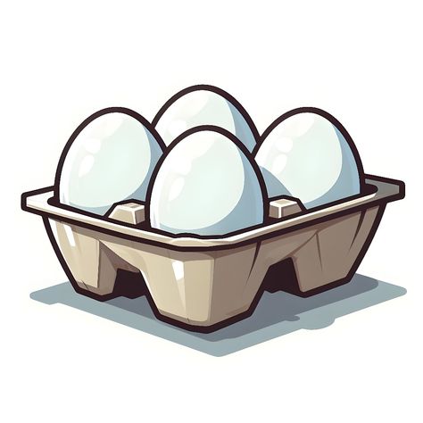 Bread And Butter Drawing, Egg Carton Drawing, Healthy Food Activities For Preschool, Egg Cartoon, Egg Clipart, Desserts Drawing, Food Art Painting, Glass Photography, Art Sketches Doodles