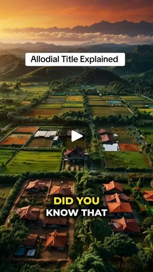 20K views · 10K reactions | An allodial title refers to a form of land ownership where the owner has absolute ownership and control over the property, free from any superior landlord or governmental authority. In practical terms, it means possessing property without owing any obligations like taxes or rents to a landlord or government entity. This concept historically contrasts with feudal land tenure systems where landholders held their land from a higher authority in exchange for services or dues. Therefore, having an allodial title signifies a high degree of property rights and independence in ownership. | Redd Pill | luqishamorais · Original audio Allodial Title, Land Ownership, Property Rights, Financial Advice, Real Estate Investing, Being A Landlord, Government, Finance, Hold On