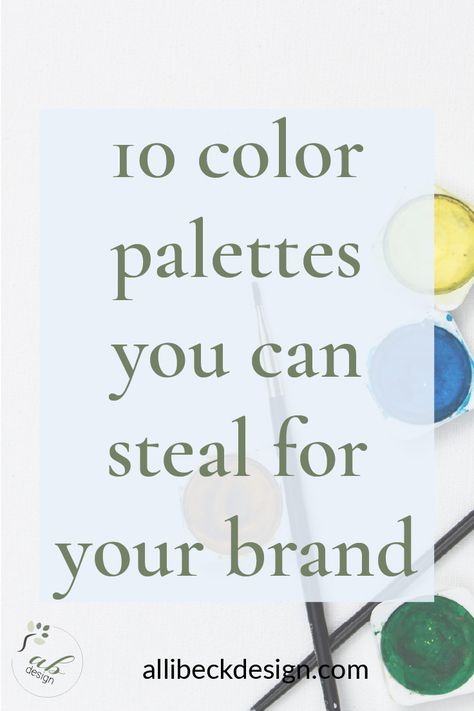 10 color palettes you can steal for your brand Color Combinations For Business, Color Pallete Brand Identity, Color Scheme For Logo Design, Best Brand Color Combinations, Choosing Colors For Your Brand, Marketing Colors Branding, Best Color Palette For Website, Etsy Shop Color Palette, Professional Brand Color Palette