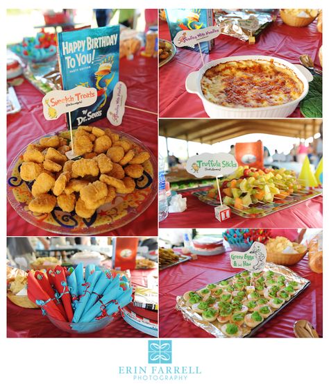 dr. suess food ideas Doctor Suess Birthday, Dr Suess Birthday, Dr Seuss Party Ideas, Dr Seuss Birthday Party, Storybook Baby Shower, Dr. Seuss, Dr Seuss Baby Shower, Dr Seuss Party, Seuss Party