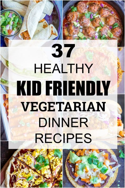 Kid Friendly Vegetarian Recipes, Easy Kid Friendly Dinners, Kid Friendly Meals Dinner, Vegetarian Kids, Vegetarian Meals For Kids, Vegan Dinner Recipes Easy, Crockpot Recipes Healthy, Dinner Aesthetic, Healthy Vegetarian Dinner