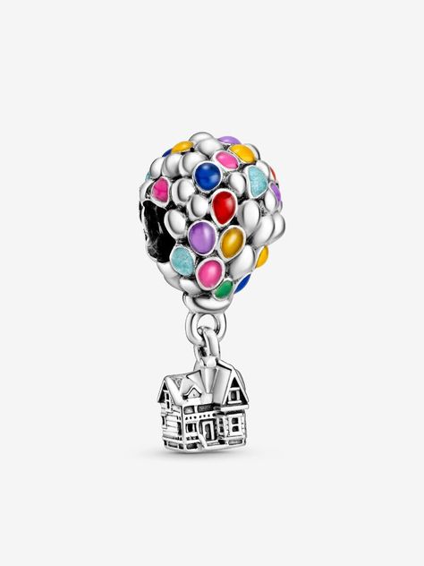 Disney Pixar Up House & Balloons Charm Pandora House Charm, Charms Pandora Disney, Pandora Shopping Bag, Pixar Up House, Disney Pandora Charms, Up Carl And Ellie, 2025 Wishlist, Pandora Charms Disney, Pandora Bracelet Charms Ideas