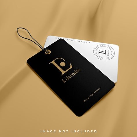 Handtag Labels Design, Clothing Hang Tags, Hijab Brand, Tag Mockup, Hang Tags Clothing, Labels Design, Label Tag, Personalized Tags, Price Tags