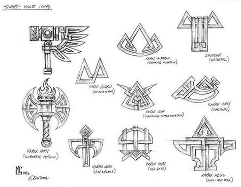 Accessories Photo by Dargon76 | Photobucket Dwarven Art, Warhammer Dwarfs, Warhammer Fantasy Roleplay, Rune Tattoo, Norse Tattoo, Blood Bowl, Celtic Art, Viking Tattoos, Warhammer Fantasy