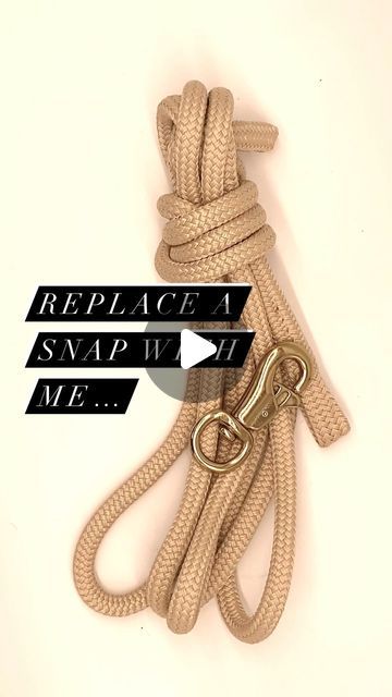 The Horse Education Company on Instagram: "The fastest way to put on a snap… 💨🫰 My yachting braid ropes can last up to a decade with good care- you might want to try a new snap during that time, or have a new rope you just got - here’s how to put on the snap like a pro! #horsemanship #leadrope #groundwork #tacktips #barnlife #crossties #lungeing #liberty" Horse Education, Horse Lead Rope, Horse Lead, New Snap, Lead Rope, Horse Tack, Care About You, The Horse, Like A Pro