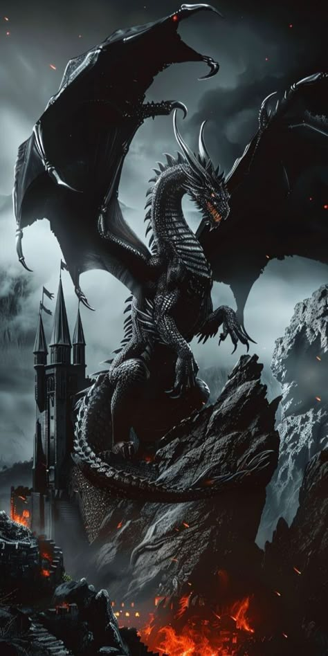 Cool Dragon Pictures, Dragon Wallpaper Iphone, Snake Wallpaper, Game Of Thrones Dragons, Dragon Artwork Fantasy, Cool Dragons, Gothic Fantasy Art, Dragon Illustration, Arte Cyberpunk