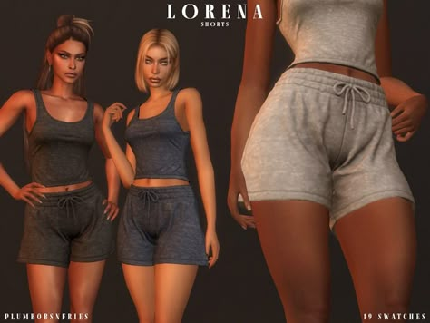 The Sims Resource - LORENA | Shorts Sims 4mod, Cc Makeup, Cc Shopping, Alpha Cc, Sims 4 Tsr, Sims Clothes, Play Sims 4, The Sims 4 Pc, Cc Mods