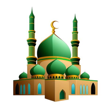 Ramadan Kareem Green Mosque With Transparent Background Om Namah Shivaya Tattoo, Green Mosque, Mosque Clipart, Namah Shivaya, Ramadan Background, Om Namah Shivaya, Beautiful Mosques, Ramadan Decorations, Ramadan Kareem